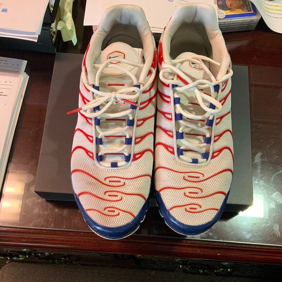 Nike Max Plus Red and Bule Sneakers Men's 13 - Picture 1 of 4